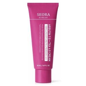 Seora Arbutin 7% TXA 4% Cream Dark Spots Discoloration 50 mL